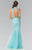 Sequined Halter Trumpet Gown GL2330