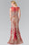 Sleeveless Beaded Long Dress GL2336