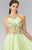 Embellished Halter Neck Chiffon A-Line Dress GL2340
