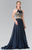 Embellished Halter Neck Chiffon A-Line Dress GL2340