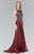 Sleeveless Beaded Long Dress GL2341