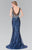 Sleeveless Beaded Long Dress GL2341