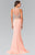 Bead Embellished Illusion Sweetheart Dress GL2342