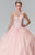 Bead Embellished Halter Neck Tulle Ballgown GL2348