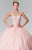 Bead Embellished Halter Neck Tulle Ballgown GL2348