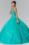 Bead Embellished Halter Neck Tulle Ballgown GL2348