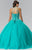 Bead Embellished Halter Neck Tulle Ballgown GL2348