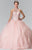 Bead Embellished Halter Neck Tulle Ballgown GL2348