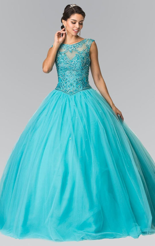 Embellished Sleeveless Ballgown GL2352