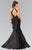 Beaded High Neck Charmeuse Mermaid Gown GL2353