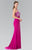 Halter Cut Outs Long Gown GL2355