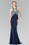 Halter Cut Outs Long Gown GL2355