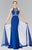 Beaded Halter Long Gown GL2358