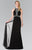 Beaded Halter Long Gown GL2358