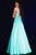 JVN51328 V-Neck Beaded Chiffon Ballgown