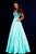 JVN51328 V-Neck Beaded Chiffon Ballgown