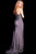 JVN59133 Strapless Embellished V-neck Sheath Dress