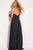JVN50069 Bead Embellished Halter Dress