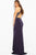 JVN53130 Halter Neck Open Back Fitted Gown