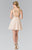 Sequined V-Neck Chiffon A-Line Dress GS1430