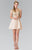 Sequined V-Neck Chiffon A-Line Dress GS1430