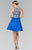 Embellished High Neck Lace A-Line Dress GS1442