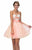 Strapless Floral Cocktail Dress GS2131