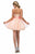 Strapless Floral Cocktail Dress GS2131