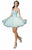 Strapless Floral Cocktail Dress GS2131