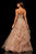 Sherri Hill - 52504 Strapless Metallic Lace Beaded Ballgown In Gold
