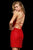 Sherri Hill - 52165 Strappy Open Back Scoop Neck Short Dress In Red
