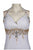 Adrianna Papell - 231M11860 Metallic Beaded Jersey Gown In White