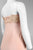Adrianna Papell - Embellished Straight Across Neck Dress 231M65070 in Pink