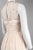 Adrianna Papell - Bejeweled Closed Neck Chiffon Gown 231M70230 in Neutral