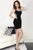 Tiffany Homecoming - 27012 Rhinestone Embellished Scoop Short Dress in Black