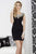 Tiffany Homecoming - 27016 Bejeweled Scoop Jersey Sheath Dress In Black