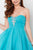 Tiffany Homecoming - 27017 Jewel Decked Pleated Bodice Chiffon Dress in Blue