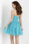 Tiffany Homecoming - 27017 Jewel Decked Pleated Bodice Chiffon Dress in Blue