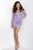 Tiffany Homecoming - 27044 Bejeweled Cocktail Dress in Purple and Silver