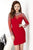 Tiffany Homecoming - 27056 Illusion Sleeved Cocktail Dress