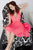 Tiffany Homecoming - Elegant V- Neckline Flowy Dress 27057 In Pink