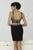 Tiffany Homecoming - Two Piece Beaded Halter Neckline Dress 27073 In Black