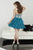 Tiffany Homecoming - 27076 Embroidered Strapless Lace Ruffled Cocktail Dress in Blue
