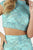 Tiffany Homecoming - 27078 Beaded Two Piece High Neck Sheath Cocktail Dress