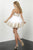 Tiffany Homecoming - Strapless Sweetheart Lace and Tulle Prom Dress 27079 In White