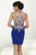 Tiffany Homecoming - 27081 High Halter Neck Bejeweled Cocktail Dress in Blue