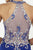 Tiffany Homecoming - 27081 High Halter Neck Bejeweled Cocktail Dress in Blue