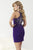 Tiffany Homecoming - 27082 Stone Embellished Cocktail Dress in Purple