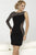 Tiffany Homecoming - 27090 Illusion and Beaded Cocktail Dress in Black