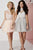 Tiffany Homecoming - Short A-Line Lace Dress 27095 In Pink and Silver